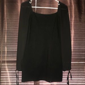 Black long sleeve dress